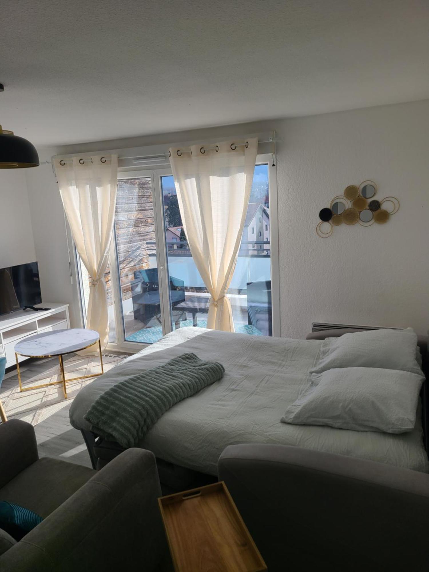 Апартаменты Joli T2 Proche Gare Avec Vue Аннемас Экстерьер фото